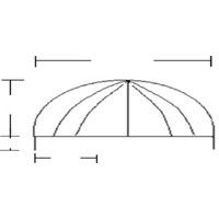 Irregular dome awning