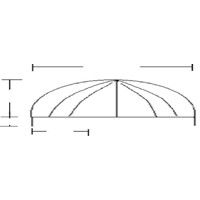 Long dome awning