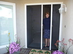 Double Retractable Screen Door